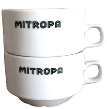 MITROPA Tassen Made GDR - schöne große Suppen-Tassen Durchm. 9,5cm. Nr. 5