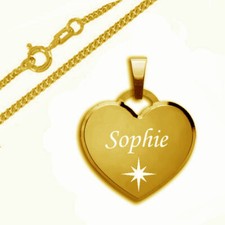 Gravurplatte Herz mit Stern-