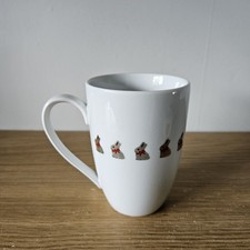 LINDT Becher Gold Hasen weiß