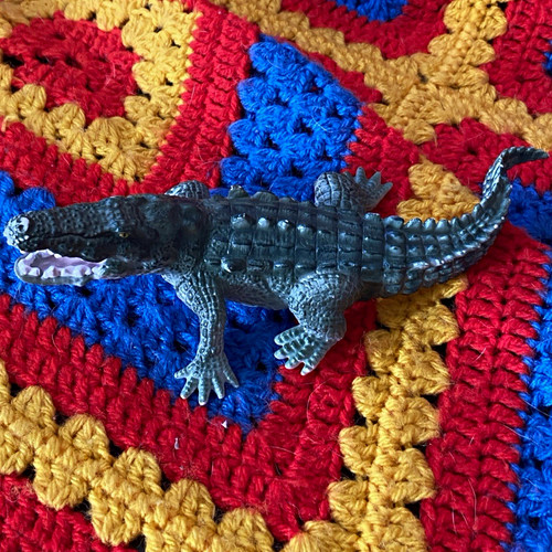 Krokodil action figur - krokodil, aus