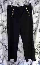 Schwarze Marlene Dietrich Hose