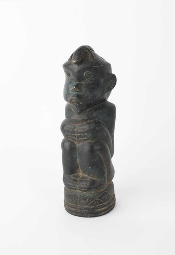 Alte afrikanische bronze figur - alte,