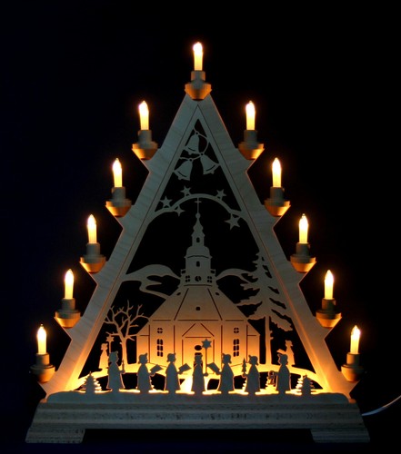 Schwibbogen spitze kirche - 3d,