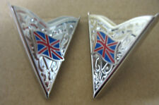 Kragenecken Collar Tips England Fahne Square Dance Line Rockabilly