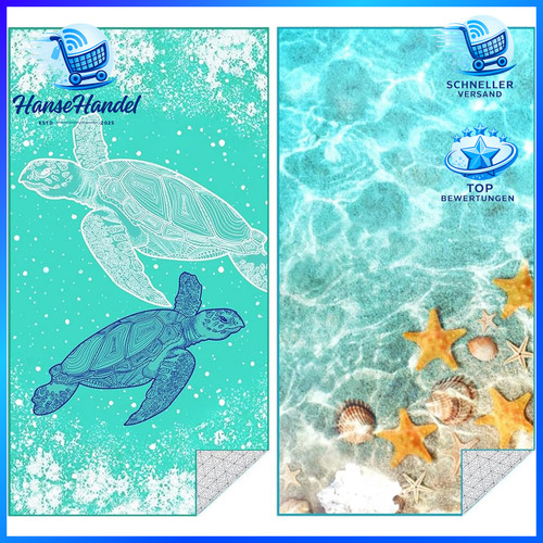 Strandtuch mikrofaser 180x80cm - strandtuch,