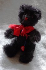 Clemens Teddy  15 cm, schwarz