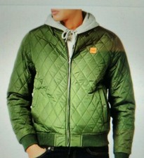 Urban Classics Herren Stepp-Jacke Diamond Quilt Nylon TB862 grün olive Size L 