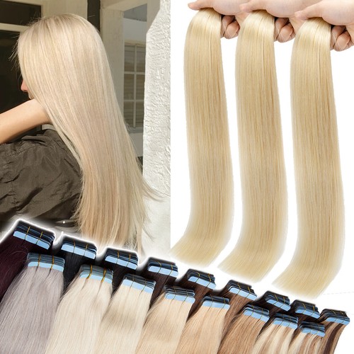 Tape remy hair extensions - tape,