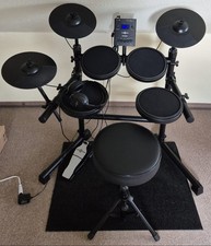 Elektronisches Schlagzeug Drum Set inkl. verstellbarem Hocker u. Kopfhörer