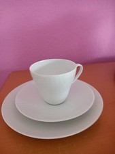 2 x KAffeegedeck - Rosenthal Romanze - Classic Rose - weiss