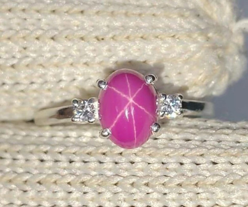 Wunderschöner rosa stern - wunderschöner,