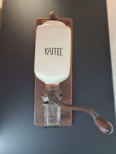 Antike Wandkaffeemühle D.R.G.M. Wandmühle Coffee Grinder Kurbelmaschine DRGM