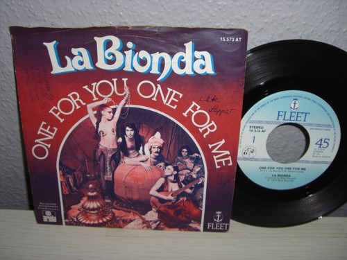 Schallplatte bionda - 7"/, la