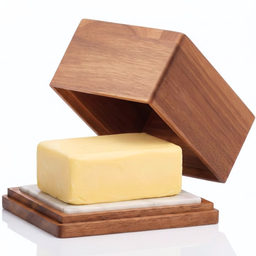 Butterdose akazie für 250g - akazie,
