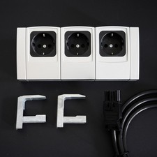 WIPO POWER PLUS Desktop Steckdosenleiste Tischsteckdose • 3x Schuko