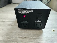 230V auf 110V 300W Spannungswandler Transformator Konverter Minwa MW-300