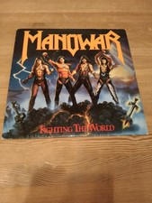 Manowar Fighting The World Vinyl LP 1987