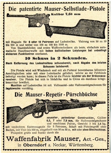 Waffenfabrik mauser g - mauser, a.g