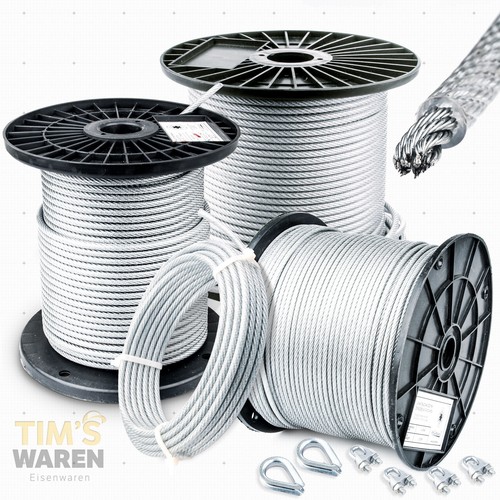 3mm stahlseil pvc - stahlseil,