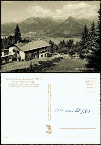 Ansichtskarte oberstdorf - ansichtskarte,