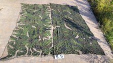 6x6m original Bundeswehr Tarnnetz 36 m²  Sonnenschutz Sichtschutz 2 Stück 3x6m