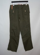 SABOTAGE Herren Hose OliveGrün Baumwolle Größe 34