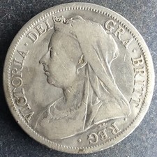1/2 Crown 1900 Großbritannien