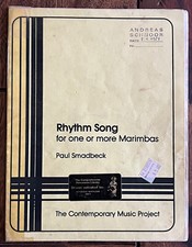 Rhythm Song for one or more Marimbas – Marimba-Solo von Paul Smadbeck