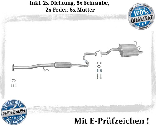 Auspuffanlage für honda - auspuffanlage,