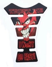 Motorrad Tank Pad Teufel ROT für Suzuki Honda Yamaha Kawasaki BMW Ducati Aprilia