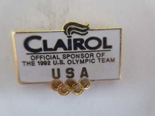 Pin BARCELONA 1992 Olympia CLAIROL Olympia Sponsor Olympics 