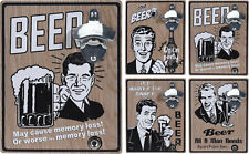 Retro Holz Flaschenöffner Wandmontage Bieröffner Flaschentop Magnetfänger 