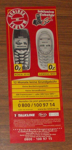 Seltene werbung talkline - seltene,