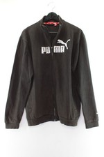 Puma Jungen Sweatjacke Gr. 176 Langarm Schwarz Baumwolle #FF-27