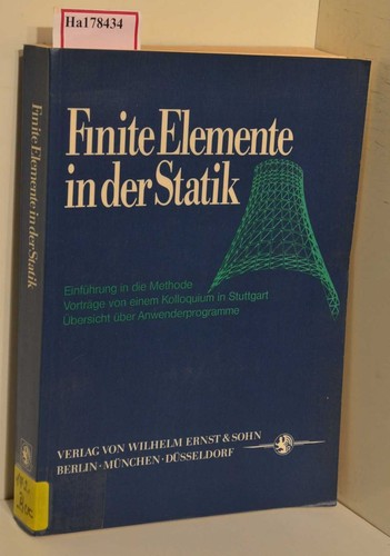 Finite elemente der statik - finite, in