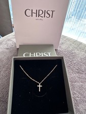 Kreuz/ Anker Goldkette von