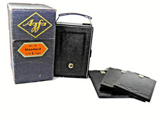 AGFA 6,5x9 cm NEUWERTIGE PLATTENKAMERA SET MIT BOX UND PLATTEN! 1A ZUSTAND  TOP!