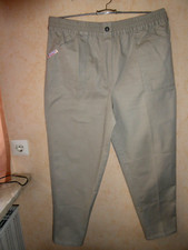 Damen-Jeanshose beige, Gr. 46