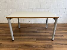 Steelcase Schreibtisch Besprechungstisch 120x80cm grau Buchekante