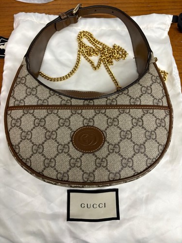 Gucci canvas schultertasche - gg,