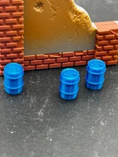 H0 Ölfässer 220l, Lager,  Werkstatt, Tankstelle, Formel 1, 20 Stück Blau 1:87