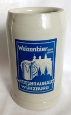 Bierkrug- Weizenbier  Weissbräuhaus Würzburg - 0,5l -um 1930- geschl-1945