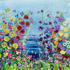 EIN ORIGINAL ABSTRAKTES ACRYL