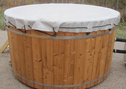 Pvc abdeckung badebottich - abdeckung,
