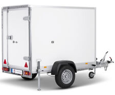 Kofferanhänger Anhänger KFZ gebremst Stema 1300kg Tieflader 80 km/h 255x132cm