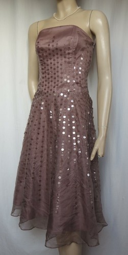 Seidenkleid hochzeit taupe - seidenkleid,