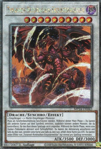 Yugioh tyrannen rotdrachen - yugioh,