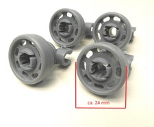 Bosch Siemens Neff Constructa Korbrollen Rollen für Geschirrkorb oben NEU 4 Stk.