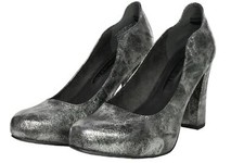 Tamaris High Heel Pumps Damen Schuhe Plateau Blockabsatz Silber Größe 36