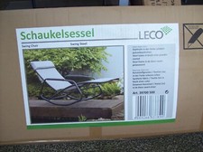 2 Schaukelsessel outdoor Garten Stahlrohr schwarz-silber 29556 Suderburg